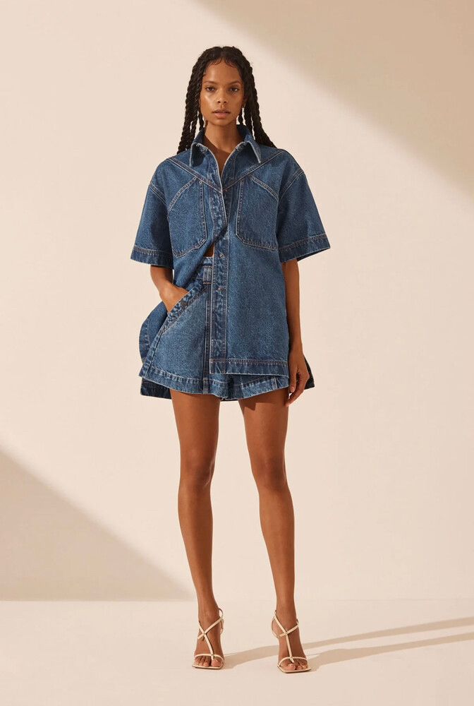 Shona Joy Denim Shorts