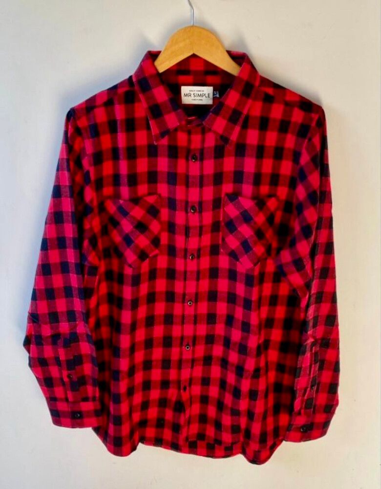 Mr Simple Flannel Check Shirt