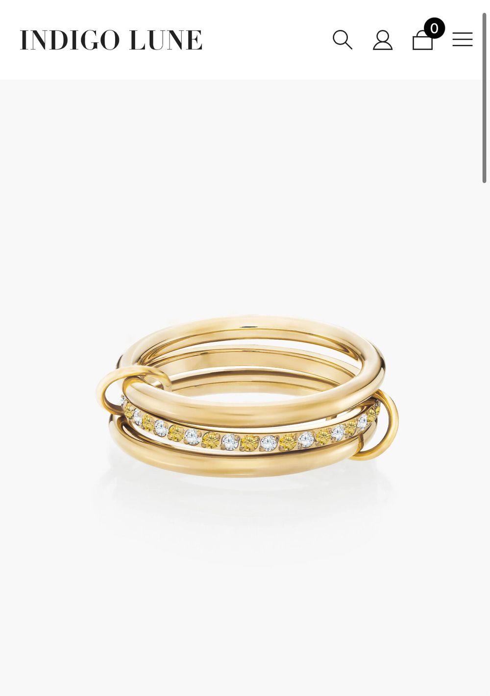 Indigo Lune Ring