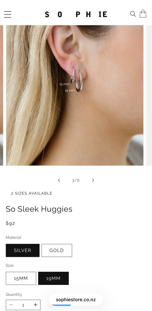 Sophie Store Earrings x 2