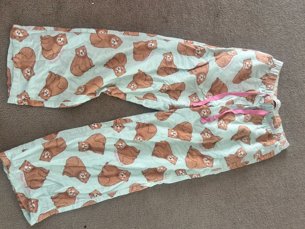 Peter Alexander Green Bear Pyjama Pants