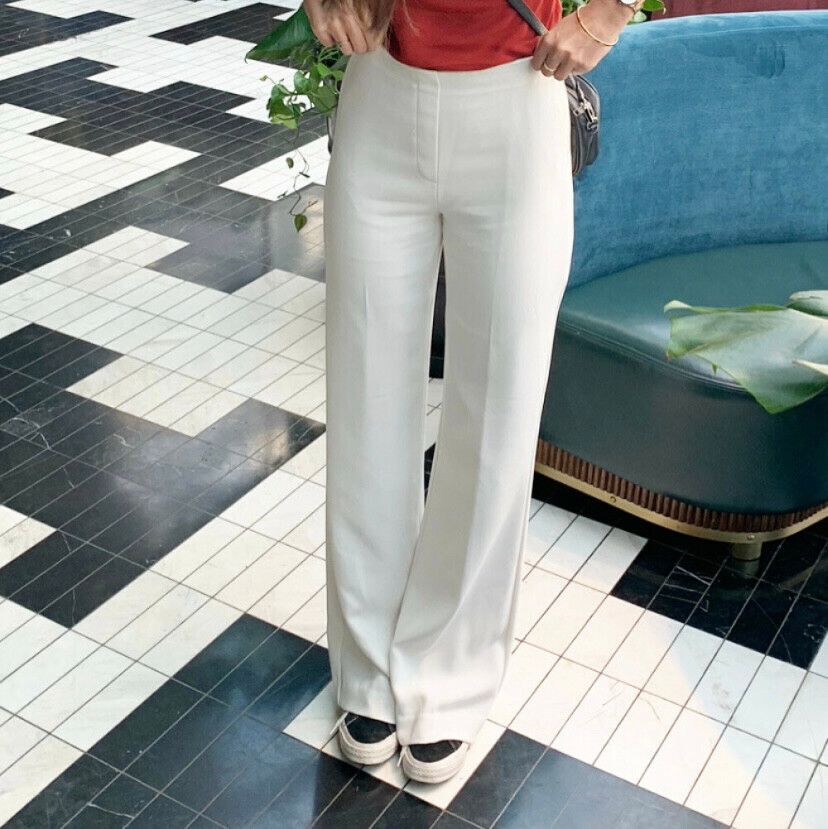 Other - White Lined Dress Pants on Designer Wardrobe