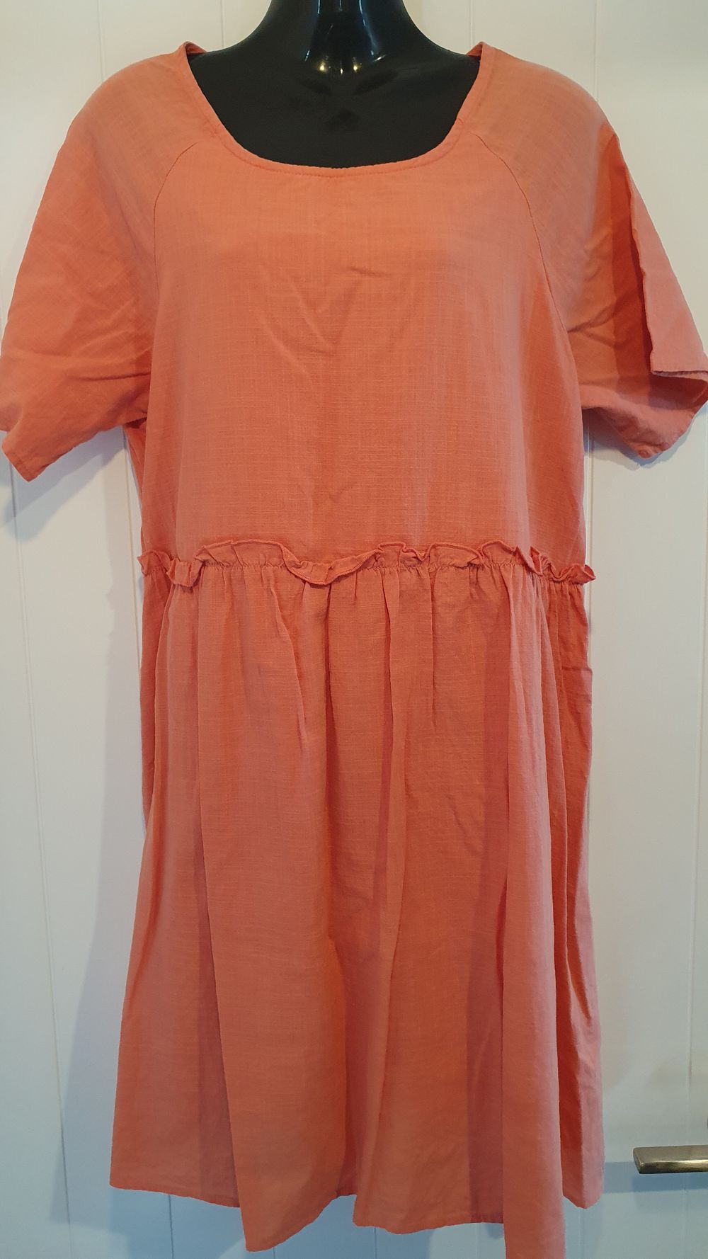 Feather and Noise Dress Apricot Size 8