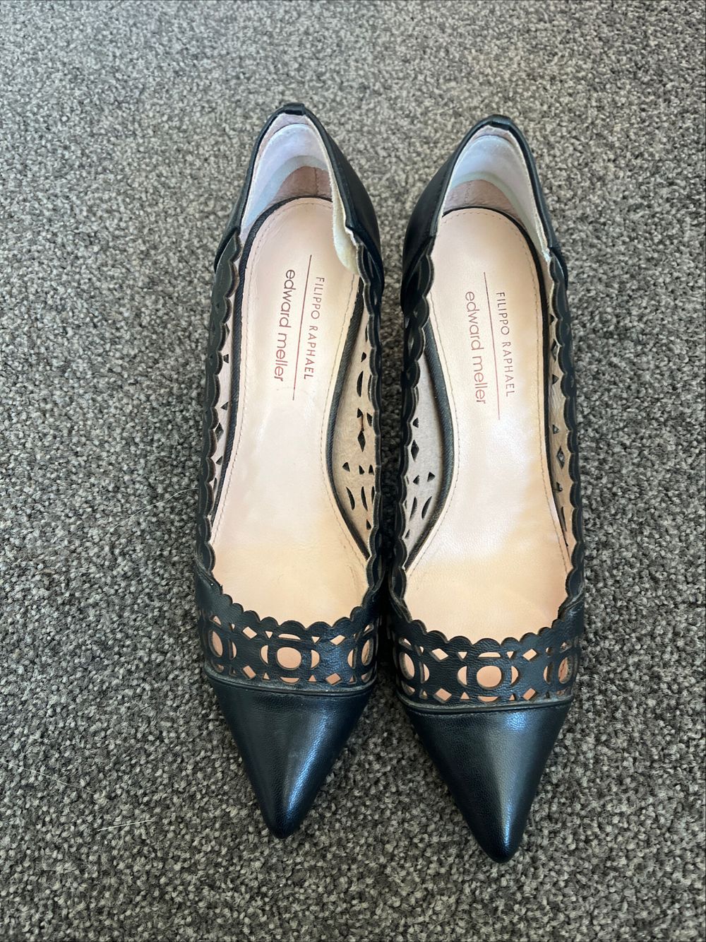 Filippo Raphael Edward Meller Black Heels