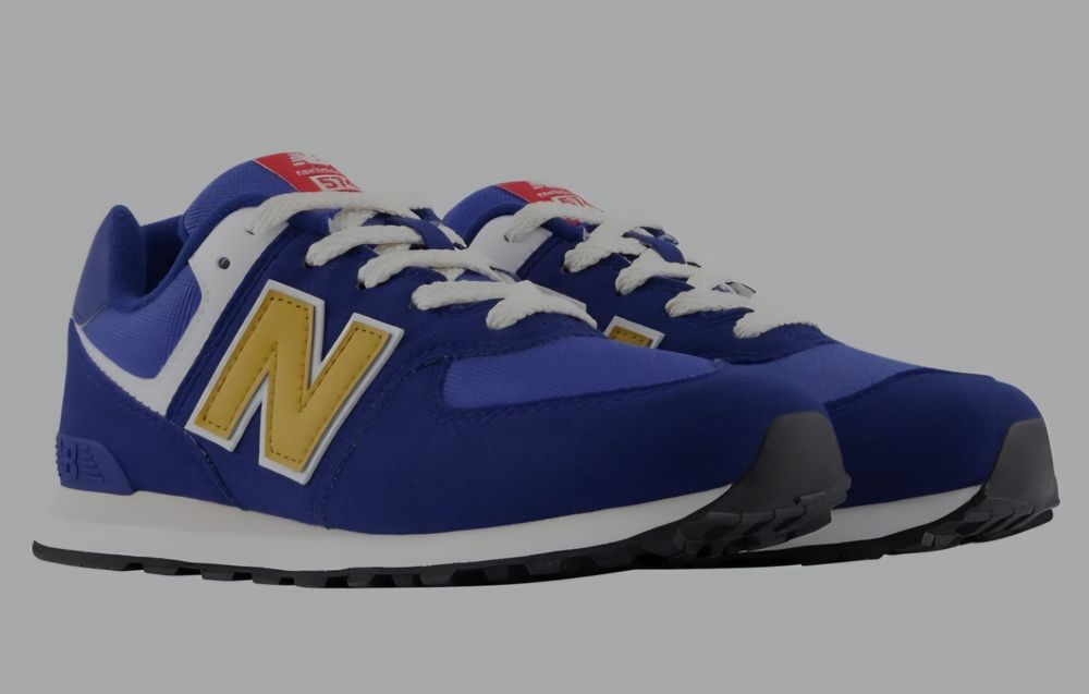 New Balance 574 Big Kid 'Night Sky Gold Fusion'