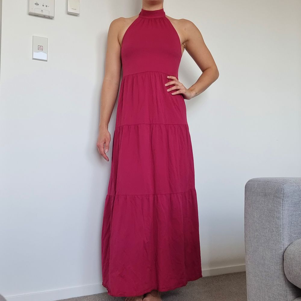 Pagani - Pagani Pink Maxi Dress on Designer Wardrobe