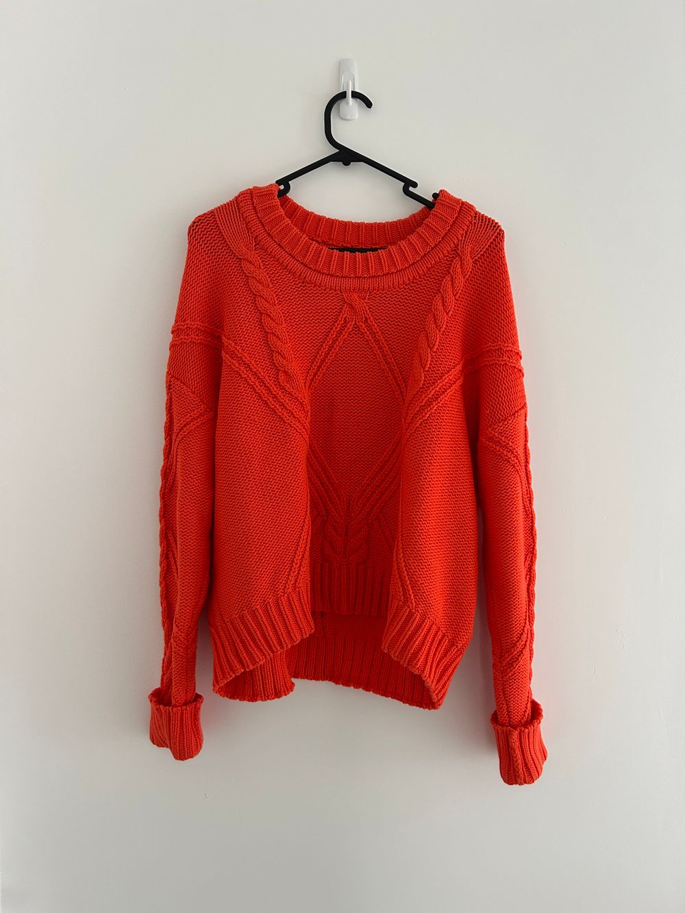 Orange Knit Jumper