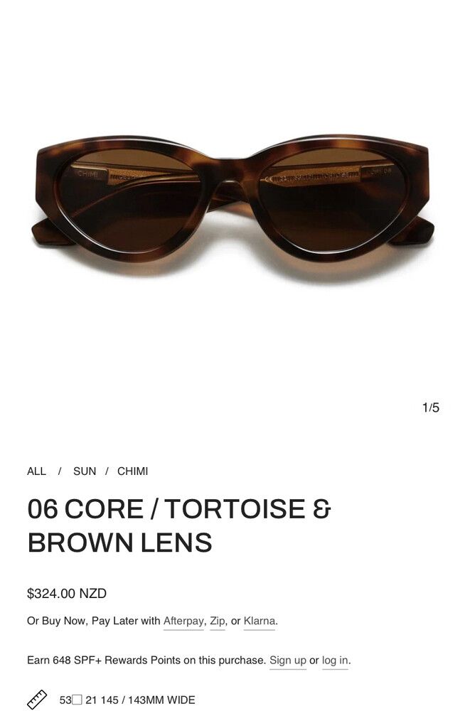 Chimi Tortoise Brown Lens Sunglasses