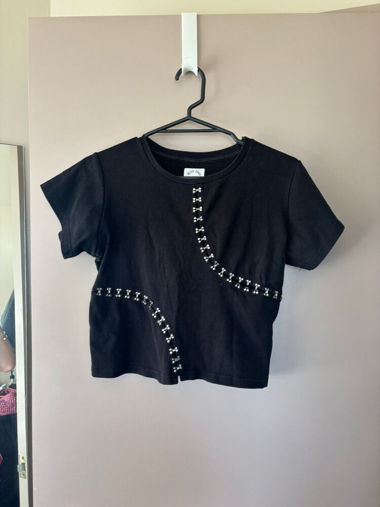 With Jean T-shirt