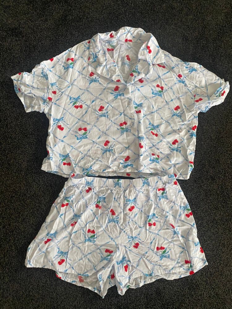 Cherry Pj Set