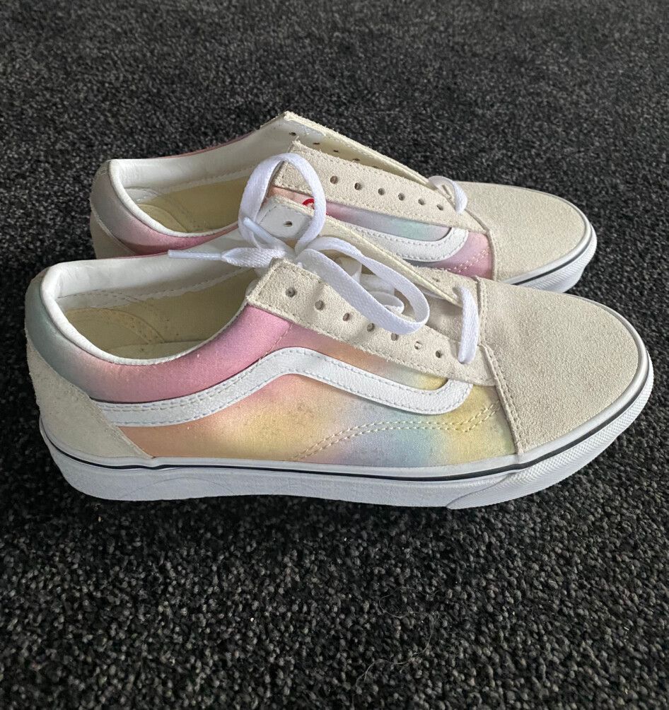 Pastel Rainbow Vans