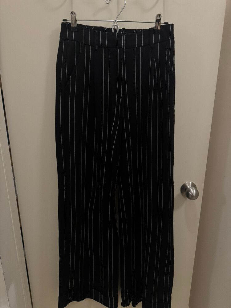 I AM GIA Black Pinstripe Pants