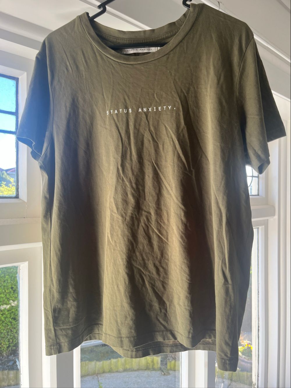Status Anxiety Olive Green T-Shirt