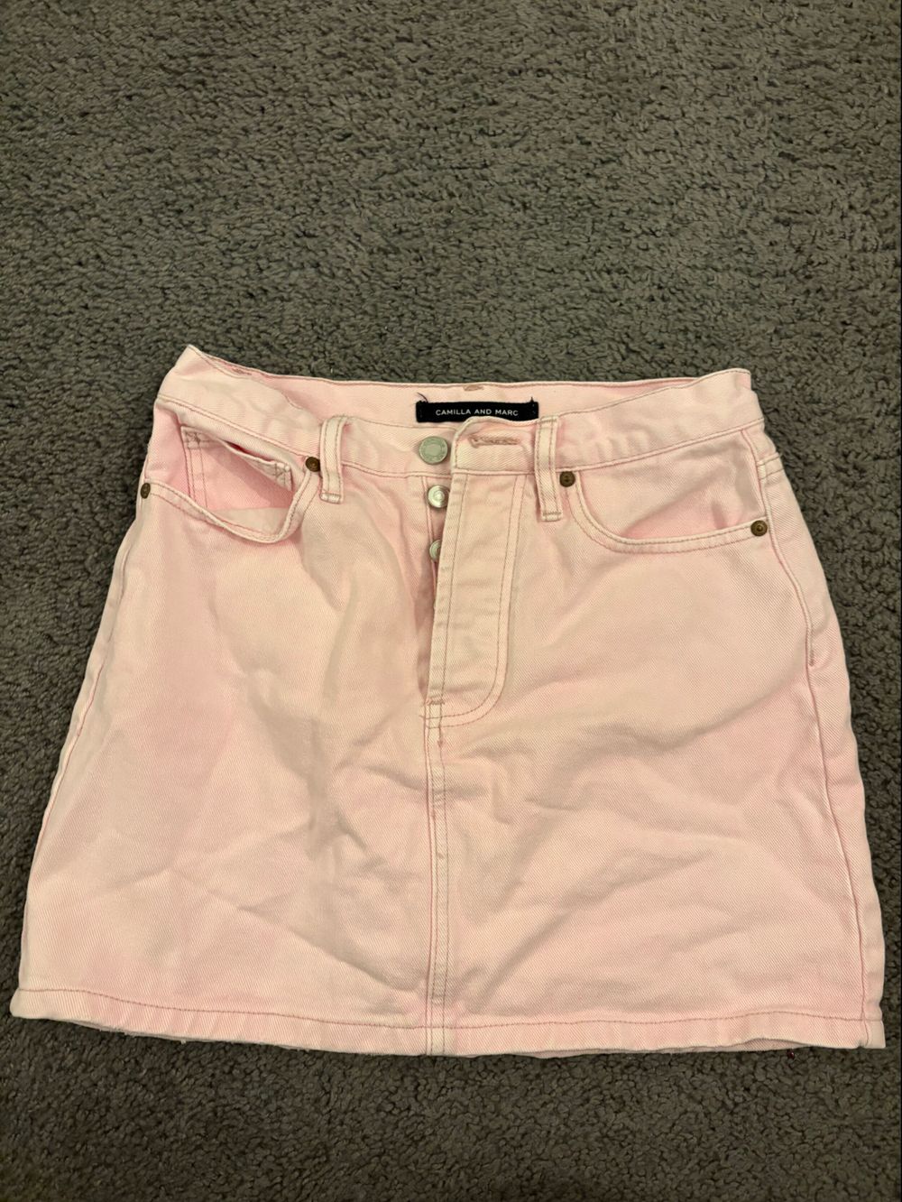 Camilla and Marc Pink Denim Skirt