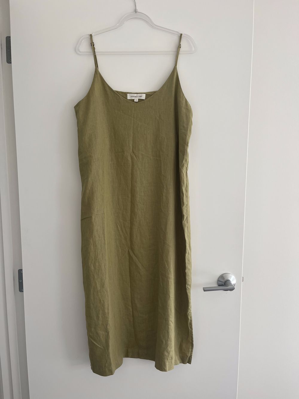 Assembly Label Linen Slip Dress