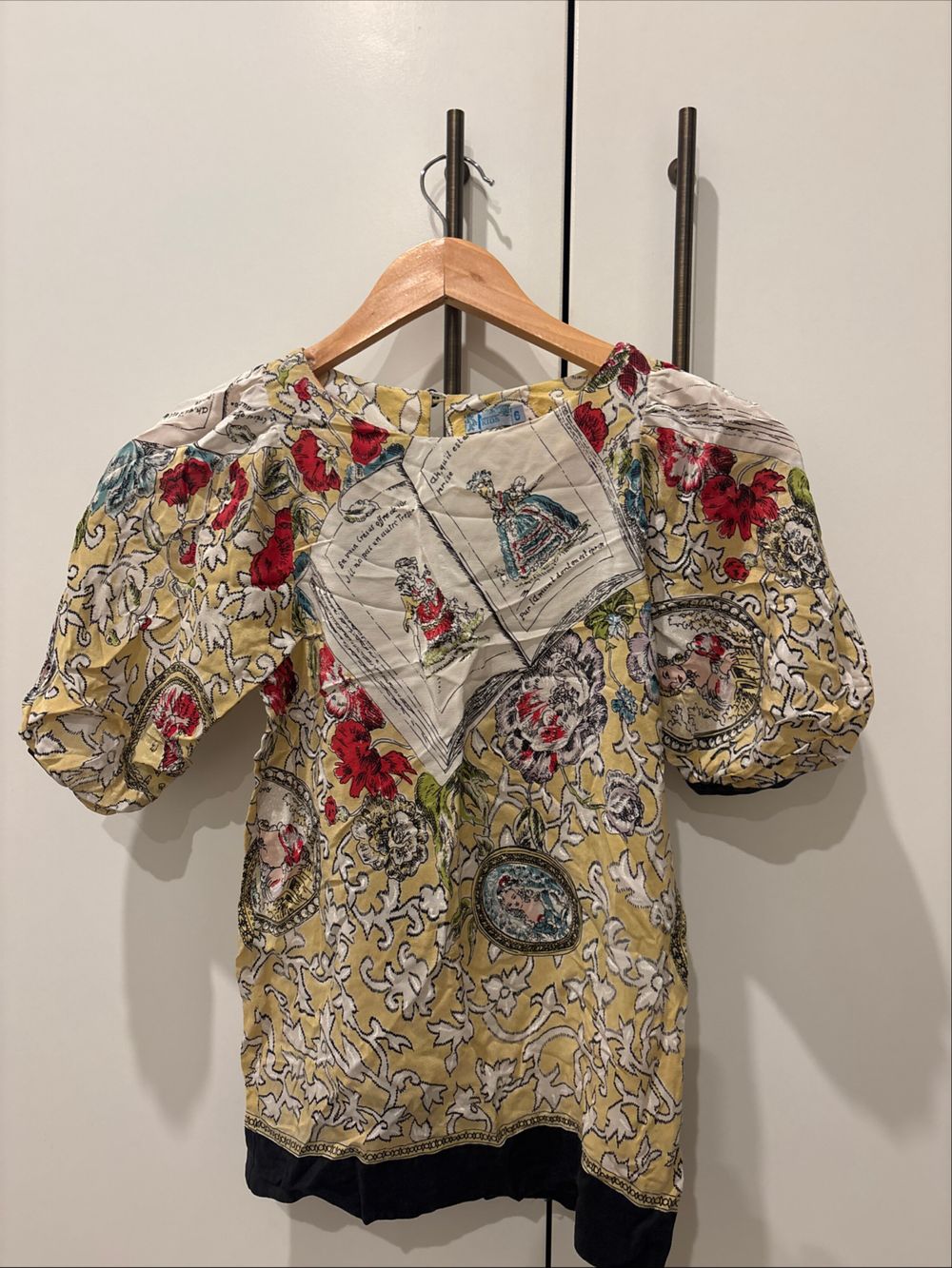 Trelise Cooper Yellow Floral Print Top