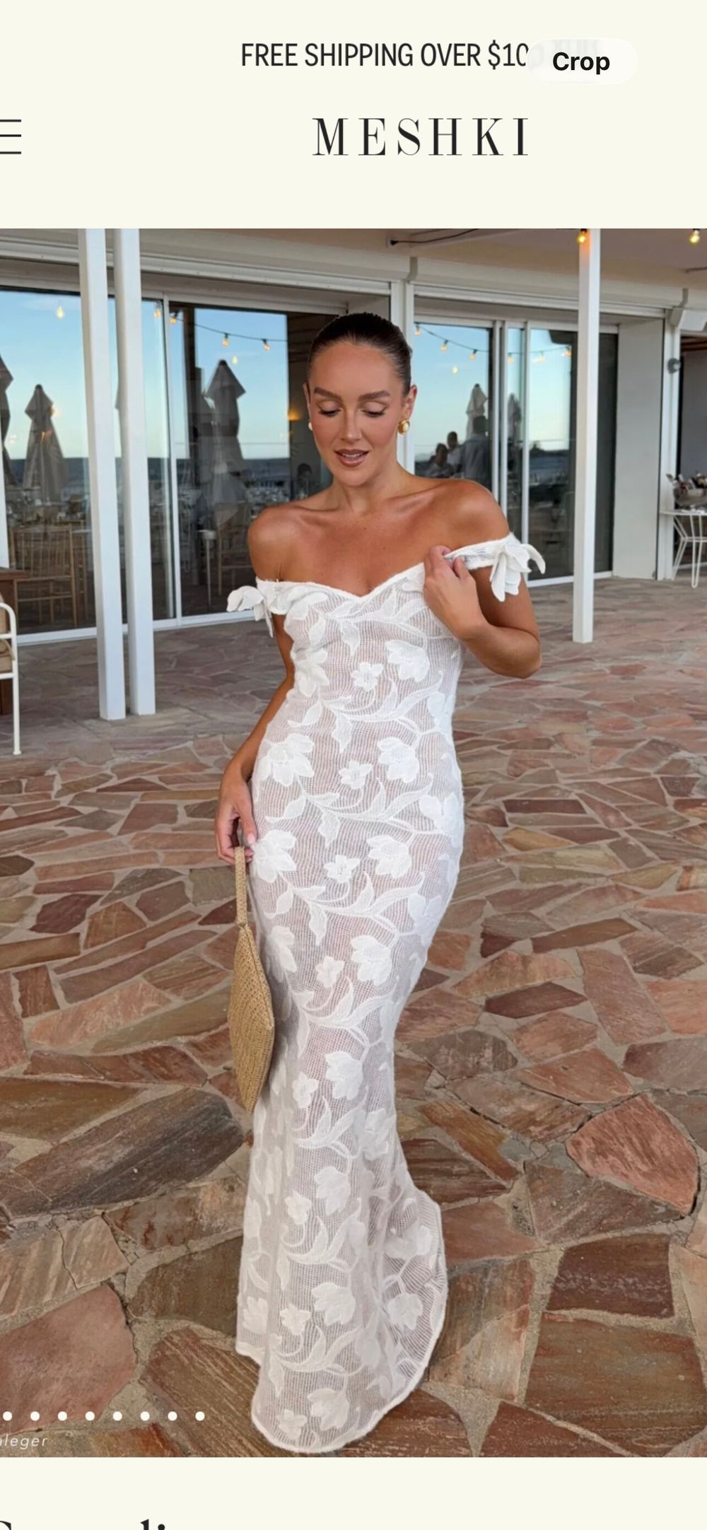 Meshki Cornelia Floral Sheer Maxi Dress