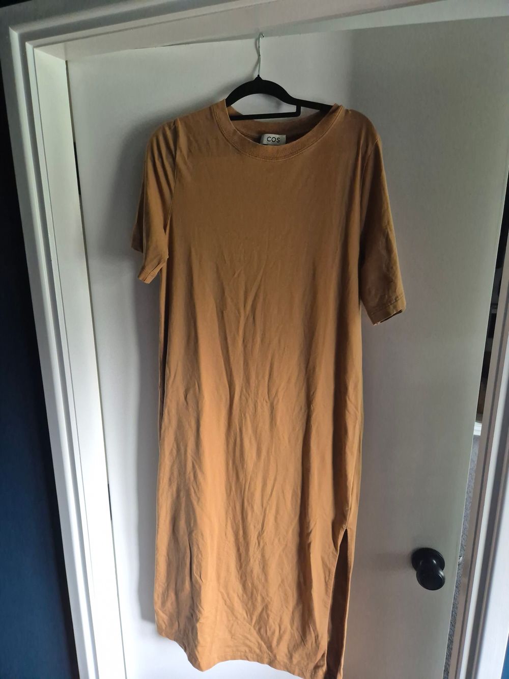 slim fit dress slacks Metallic Buckle Ruffle Dress main image 0