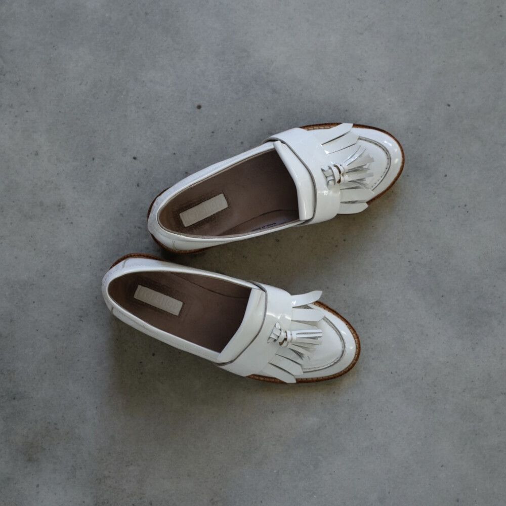 Leather Tassels Loafers