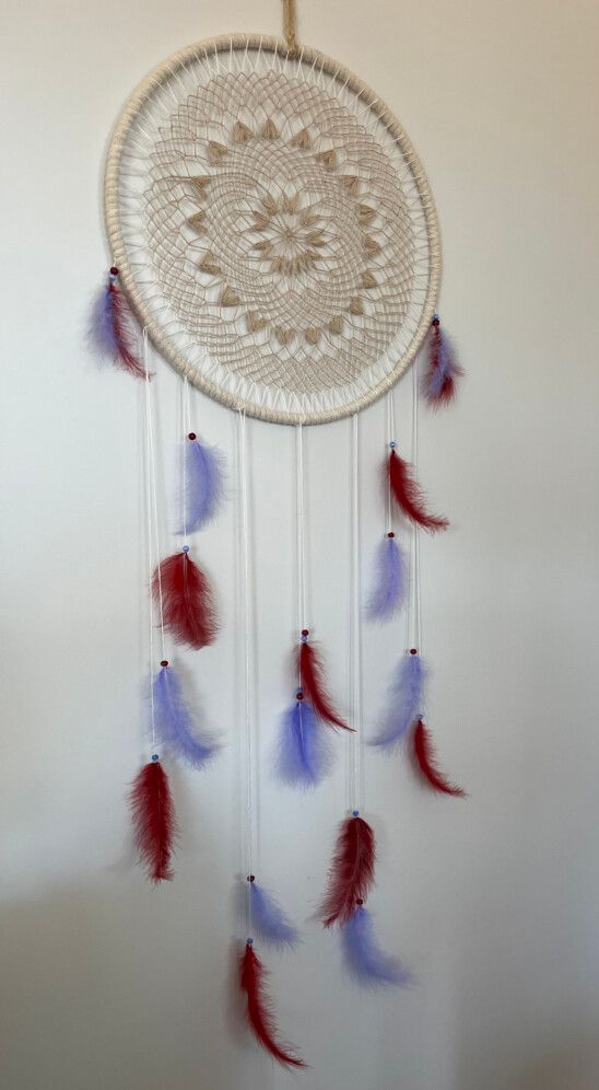 Handmade Dreamcatcher Wall Hanging (Boho Style)