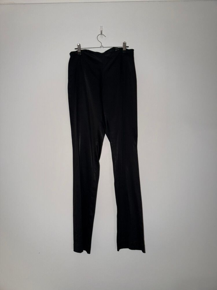 Verge Black Bootcut Silky Pants