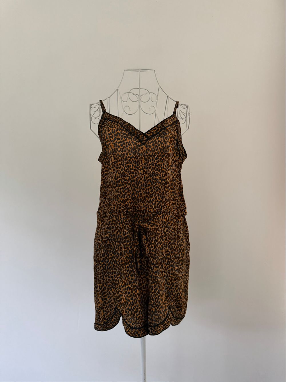 Tigerlily Leopard Print Cami Playsuit / Romper