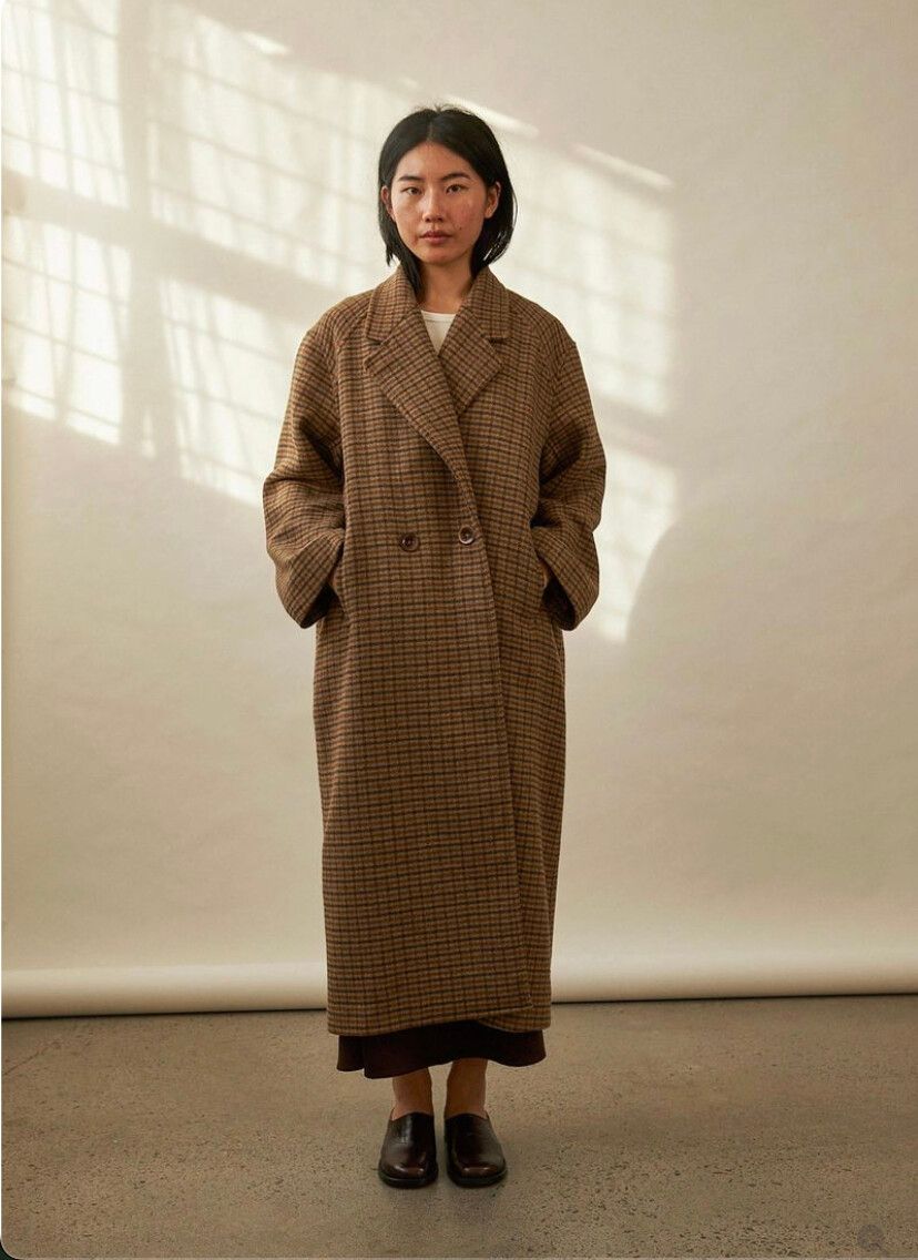 Penny Sage Tezeta Coat (check)
