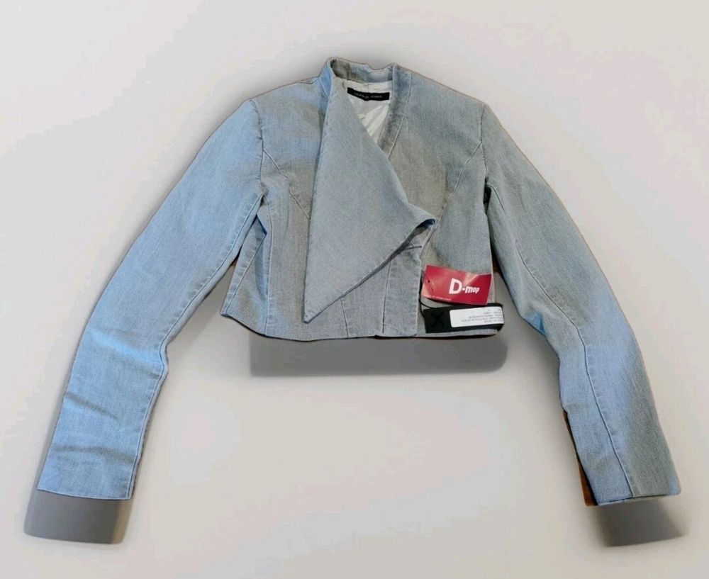 BNWT Camilla Staerk Women One Collar Jacket - Size 8 - Made in Turkey - RRP $500