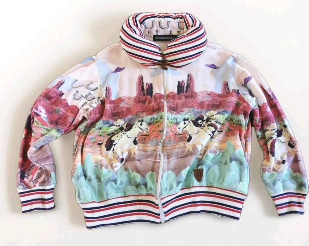 Merci Beaucoup Women Jacket with Collar Pad - Size 3 - Made In China - Pre-owned