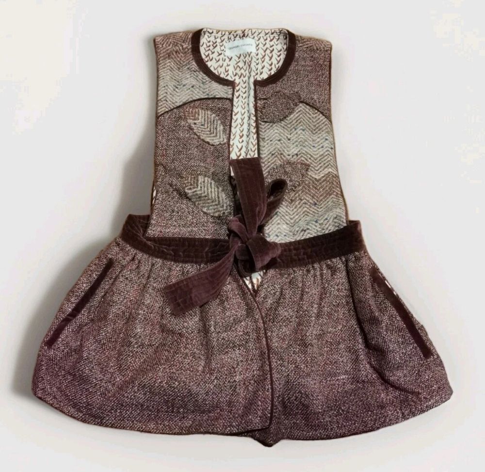 Tsumori Chisato Women Wool Blend Vest - Size 2 - Pre-owned - Made in Japan