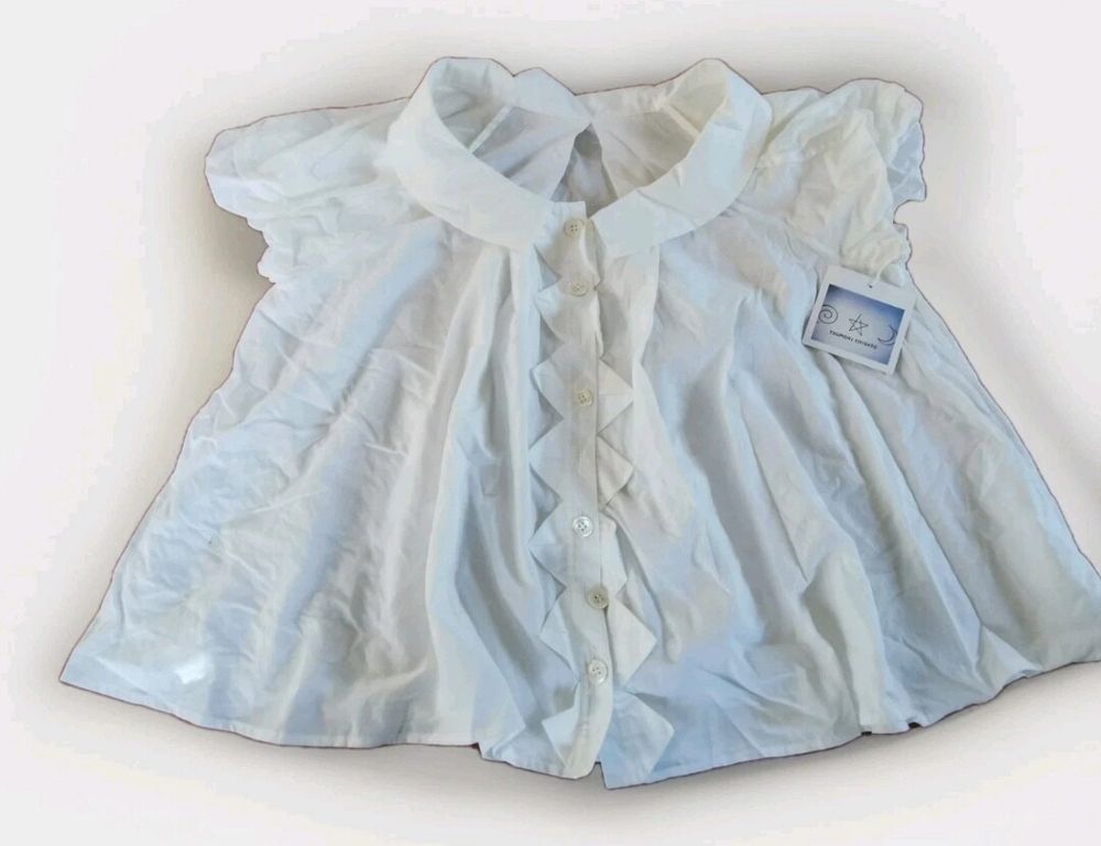 BNWT Tsumori Chisato Women 100% Cotton Shirt -  Size 2 - Made in Japan