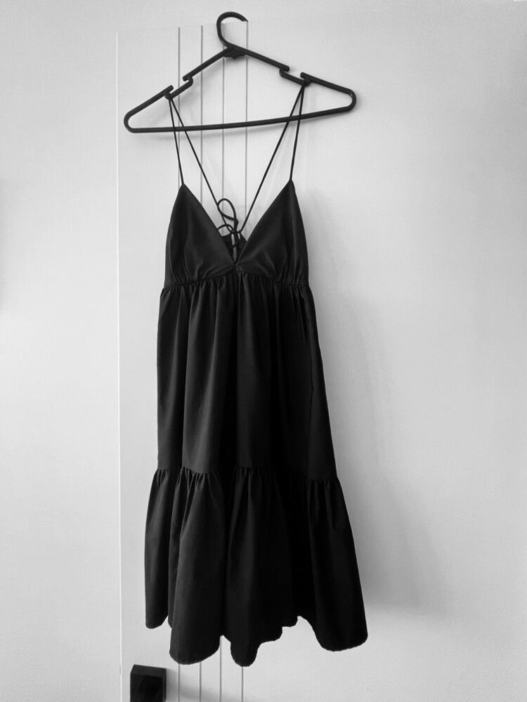 Zara - Zara Black Mini Dress on Designer Wardrobe
