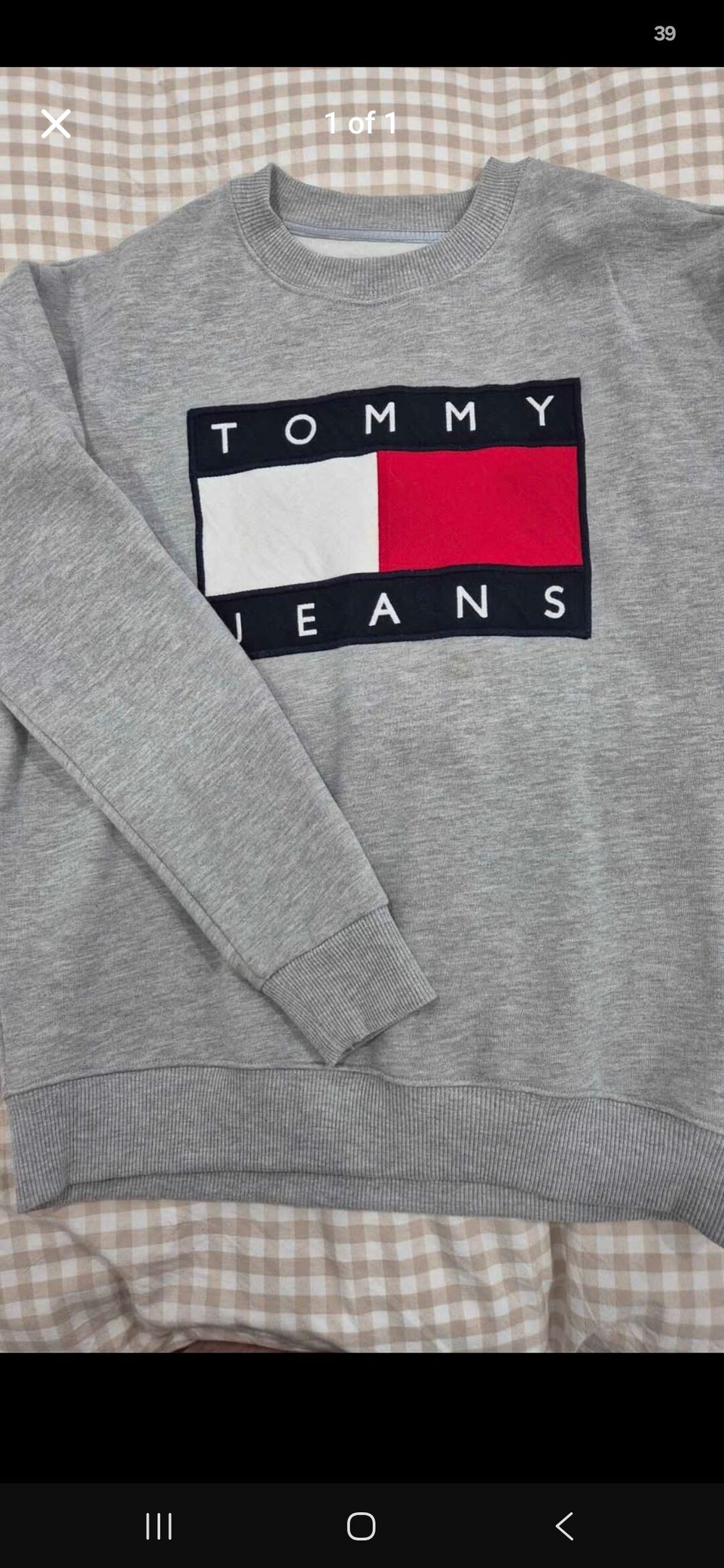 Tommy Jeans Grey Jumper