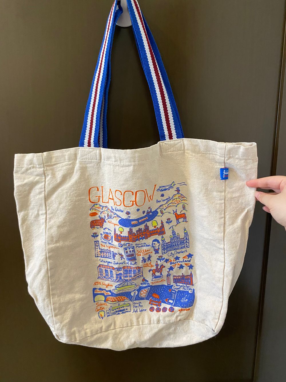 Julia Gash Glasgow Canvas Tote Bag