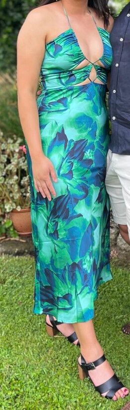 Runaway The Label - Blossom Dress - Calista Green on Designer Wardrobe Runaway The Label - Blossom Dress - Calista Green on Designer Wardrobe