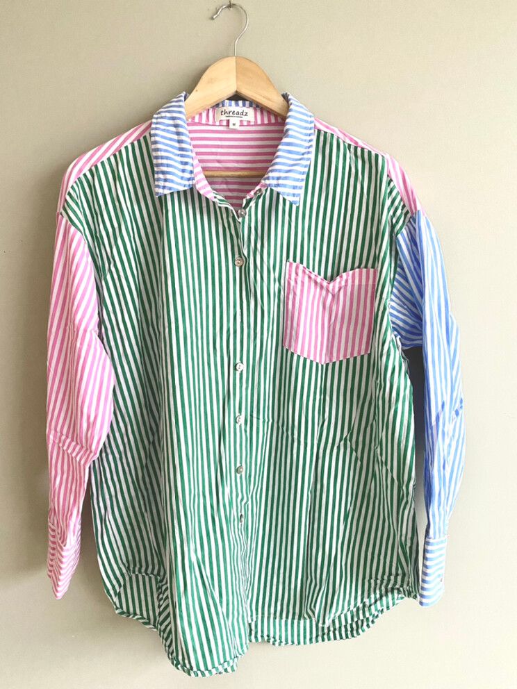 Threads multicolour Cotton Shirt