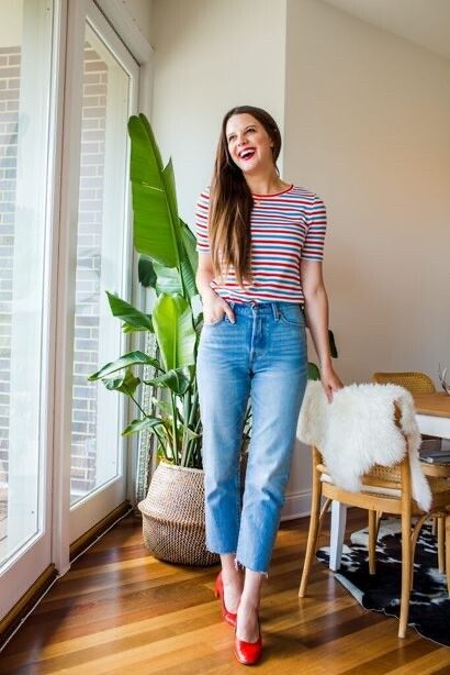 Levi’s Wedgie Straight Ankle Jeans