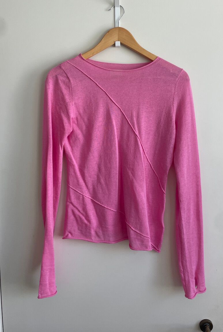 Pink Cotton/Ramie Top