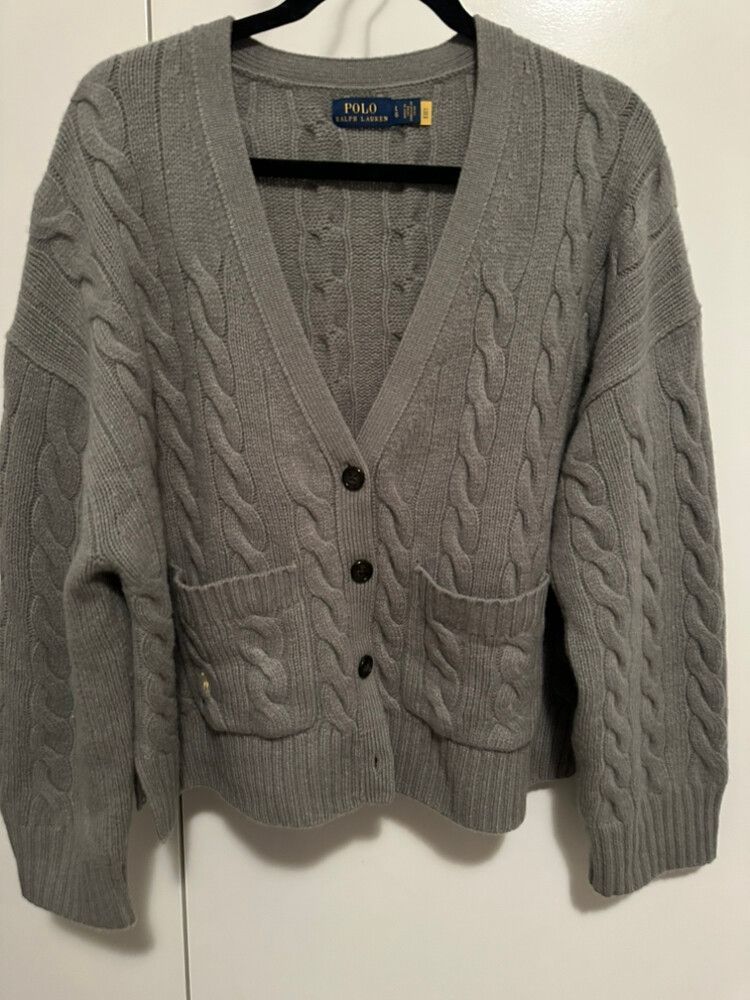 Polo Ralph Lauren Sage Green cashmere Cardigan
