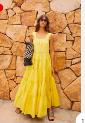 Aje Solstice Tiered Maxi Dress