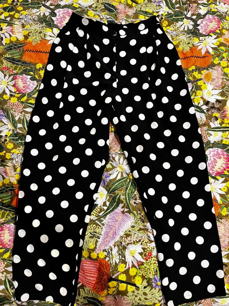 Monki High Waist Tailored Pants