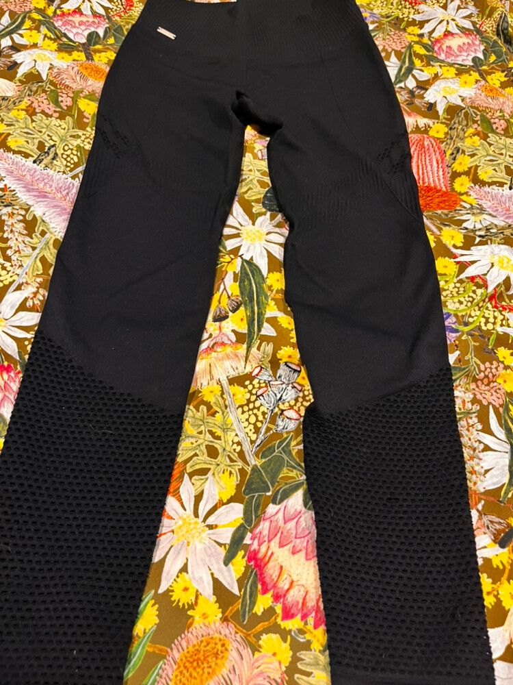 Premium Seamless High Waist Tights Black