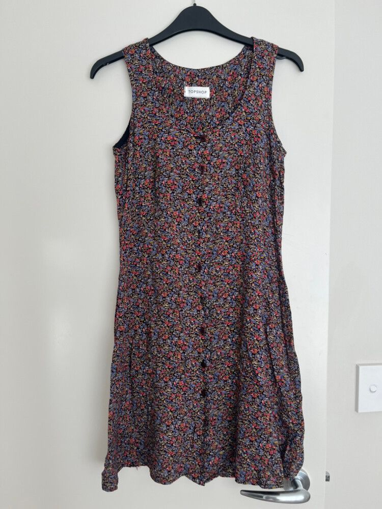 topshop grunge dress Women's Bohemian Blue Cotton T-Back Maxi Dress