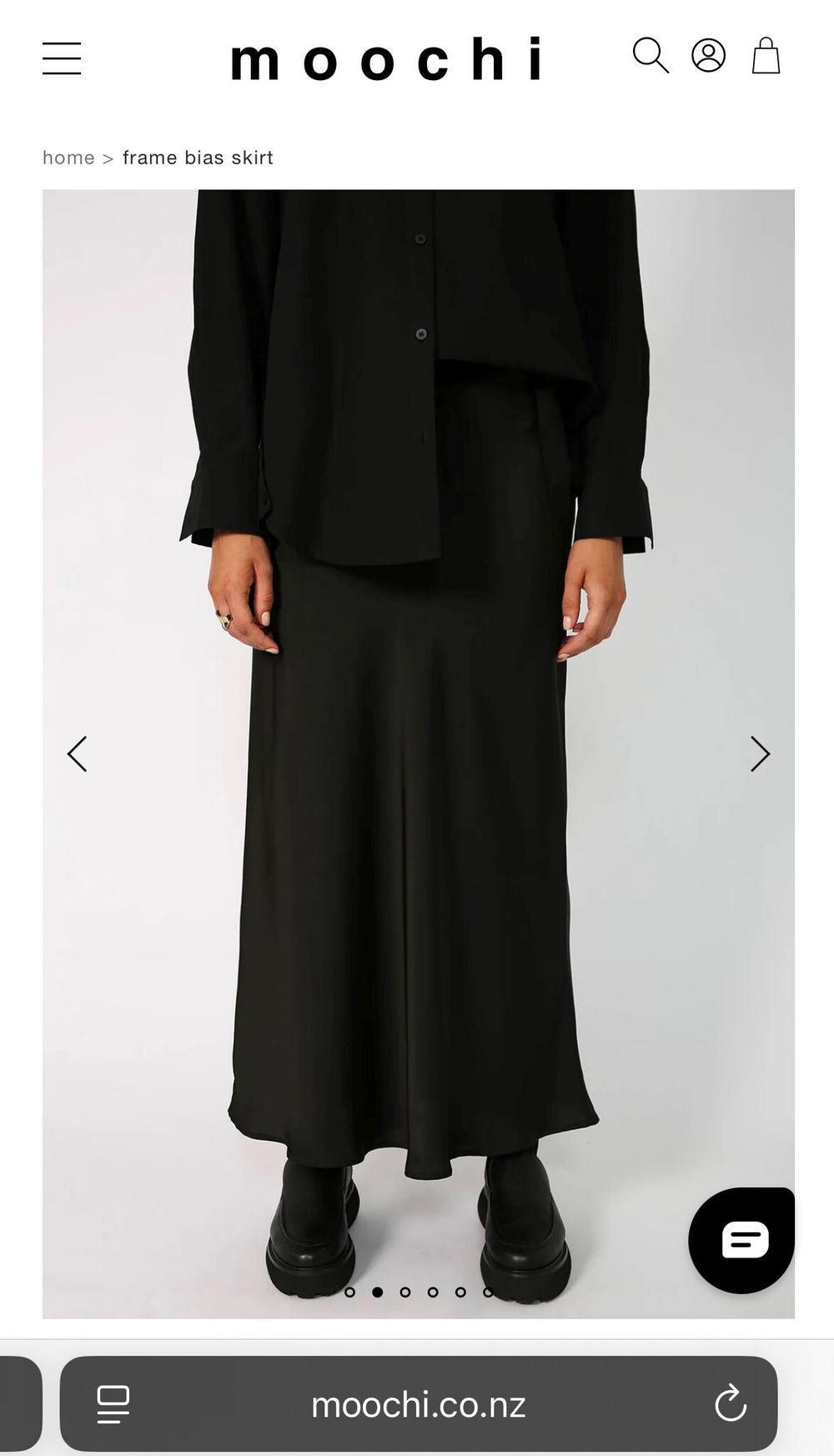 Moochi current season Frame Bias Skirt New with tags