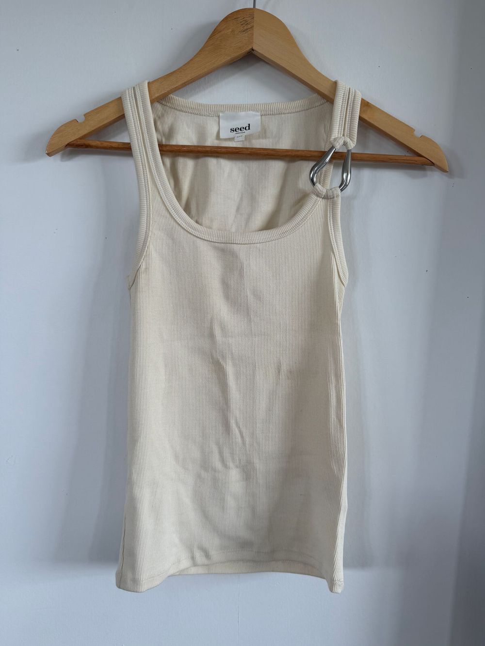 Seed White Tank Top