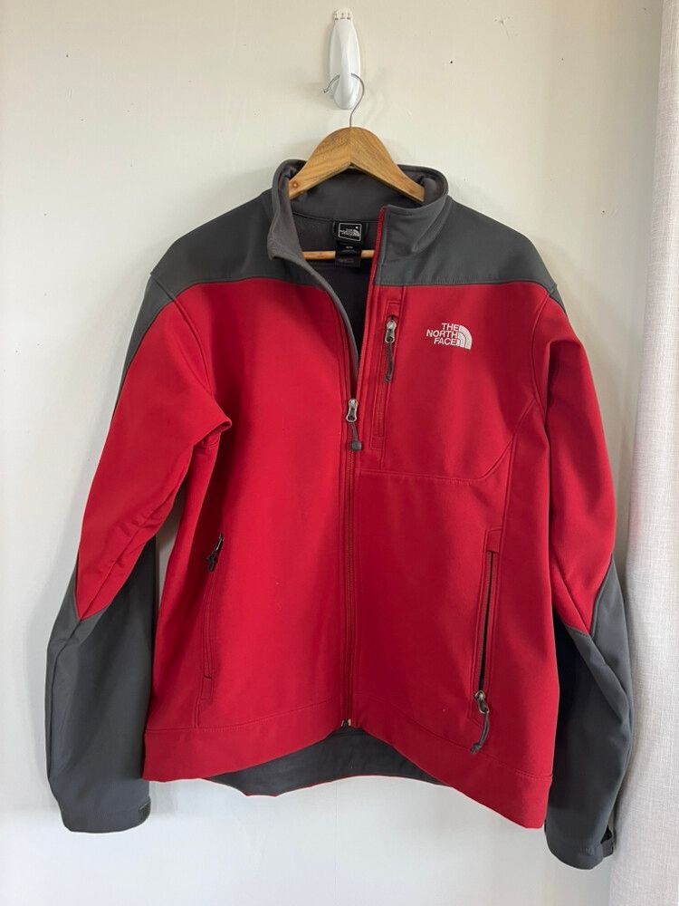 The North Face Red Grey Jacket Size M