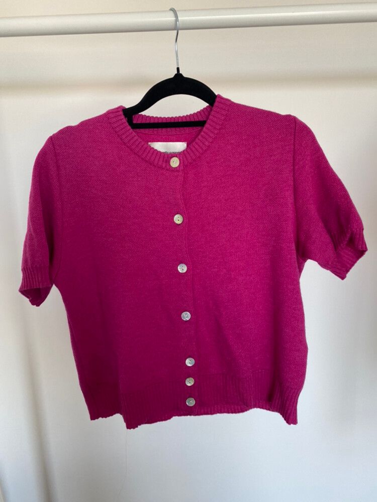 Fuschia Cardigan
