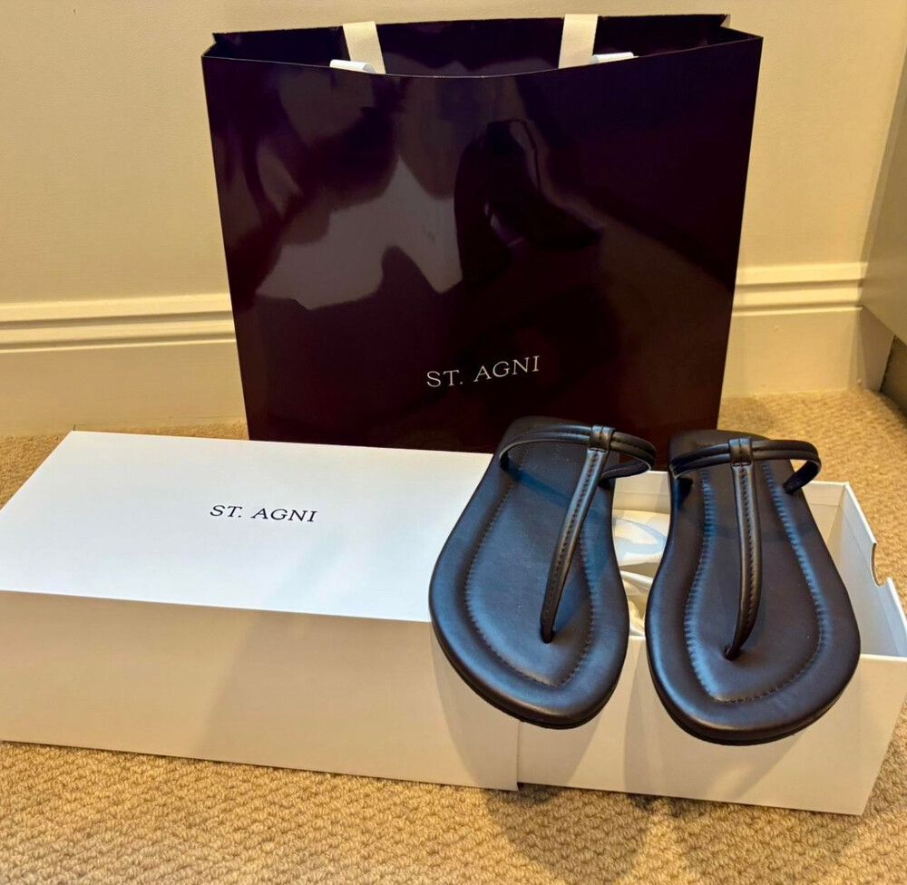 St. Agni Chocolate Sandals