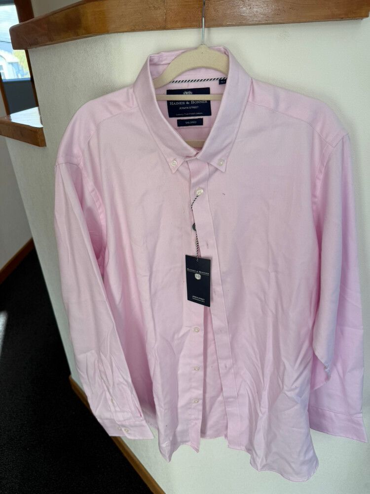 Haines & Bonner Pink Shirt New