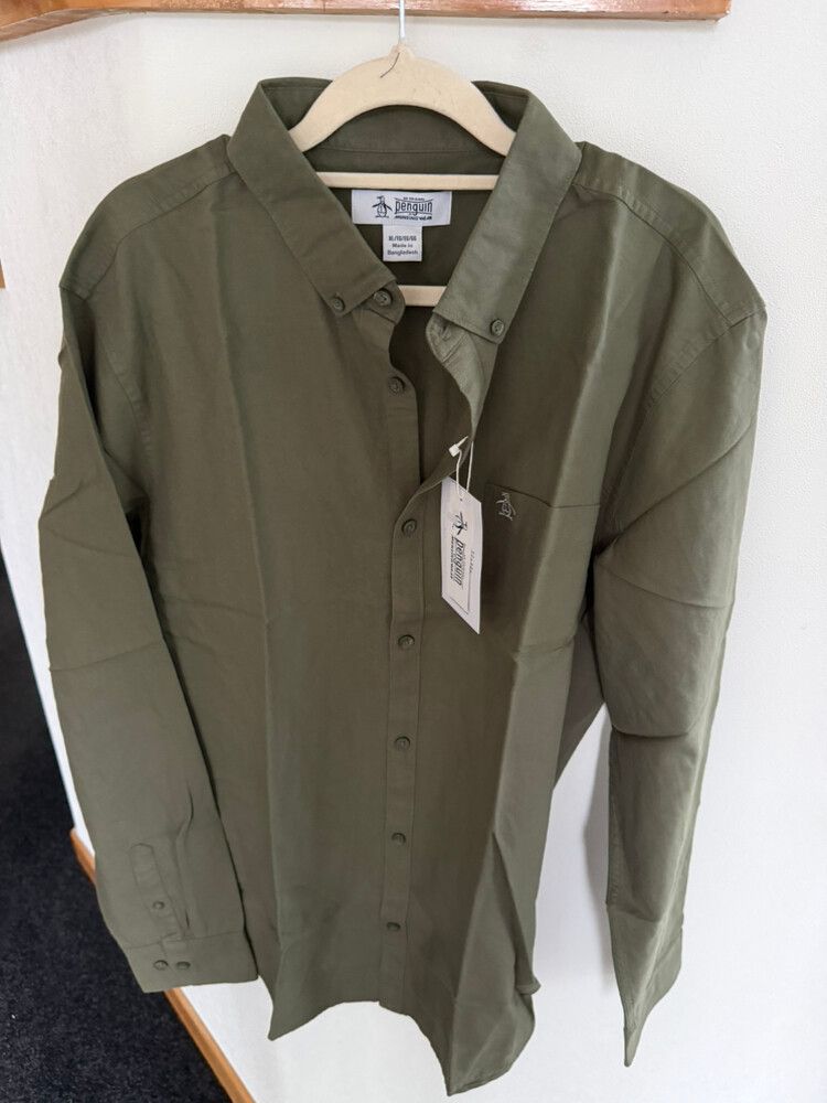 Penguin Olive Green Shirt